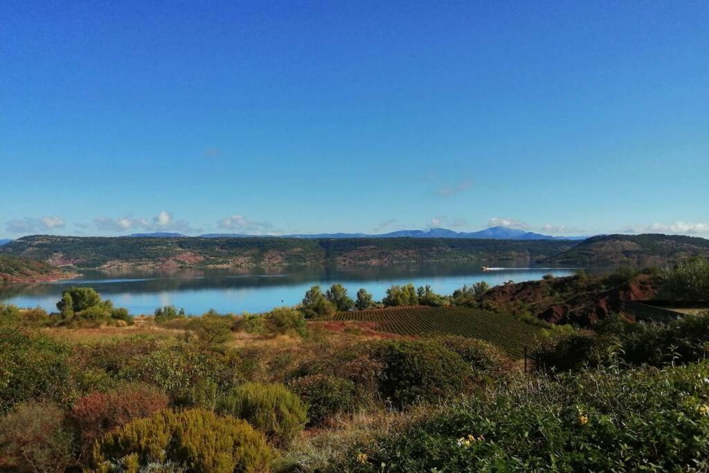 Liausson Studio 32M2 - Dans Propriete Avec Vue Imprenable Sur Le Lac Du Salagou מראה חיצוני תמונה